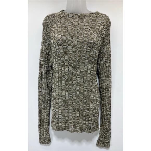 Sag Harbor Sport Green Sweater - Size XL Long Sleeve Marled - Picture 1 of 6